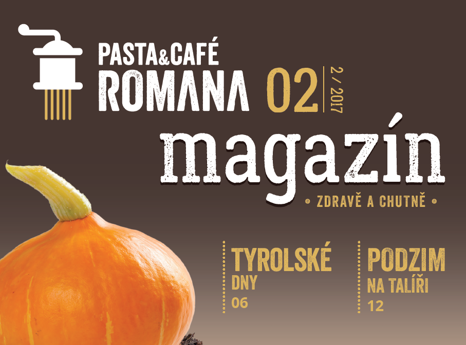 Přečtěte si druhé číslo magazínu PASTA&CAFÉ ROMANA
